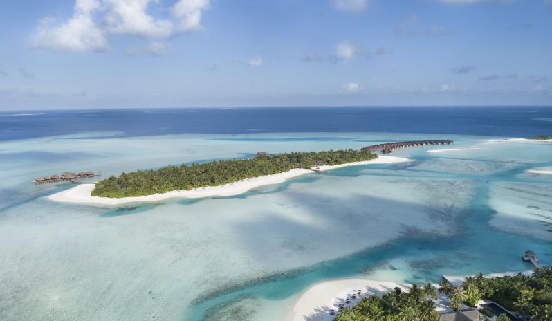 Anantara Dhigu Maldives Resort-Aerial From Naladhu